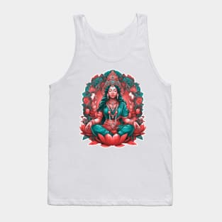 Divine Blessings: Lakshmi, the Goddess of Wealth Tank Top